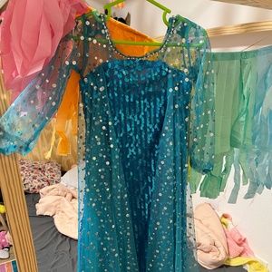 Princess Elsa Beautiful Dress